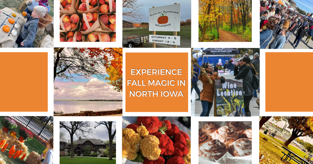 Blog cover for experience fall magic in North Iowa.